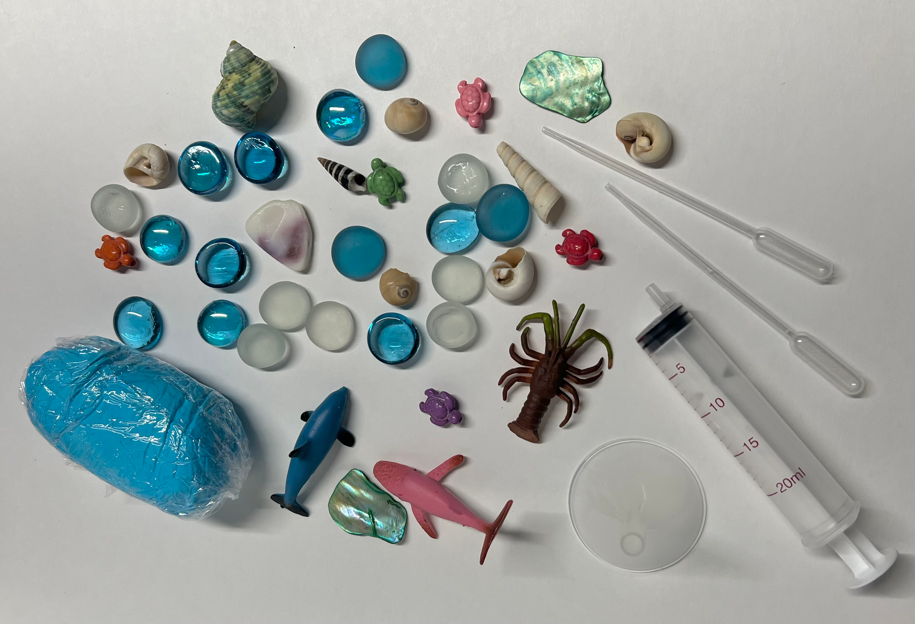 Ocean Play-Dough/Clay and Water Sensory Kit