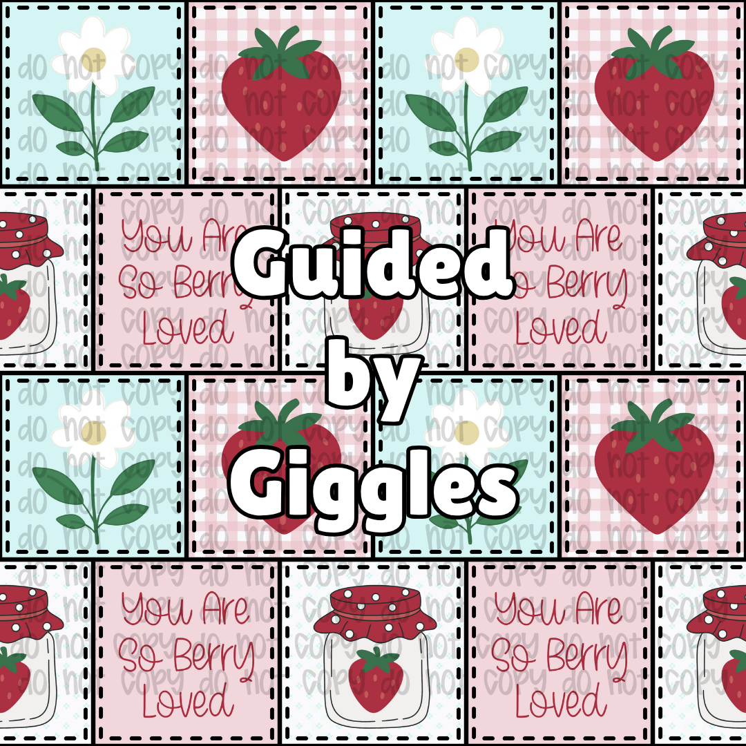 Valentine's Day Berry Loved Seamless Pattern