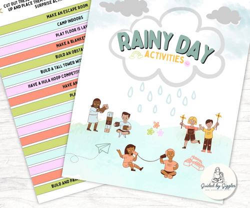 51 Fun Rainy Day Indoor Activity Ideas | Guided By Giggles