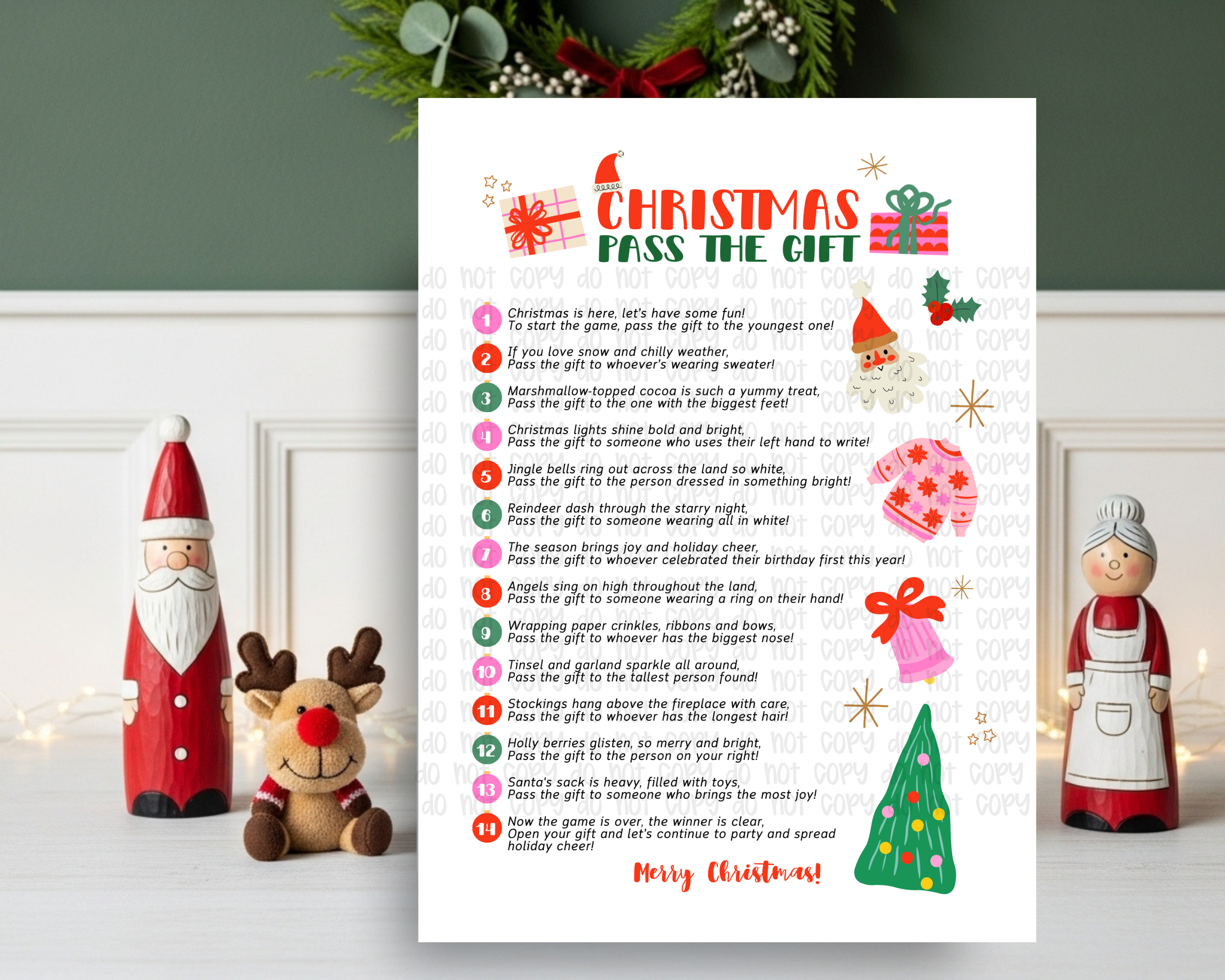 Christmas Pass the Gift Game