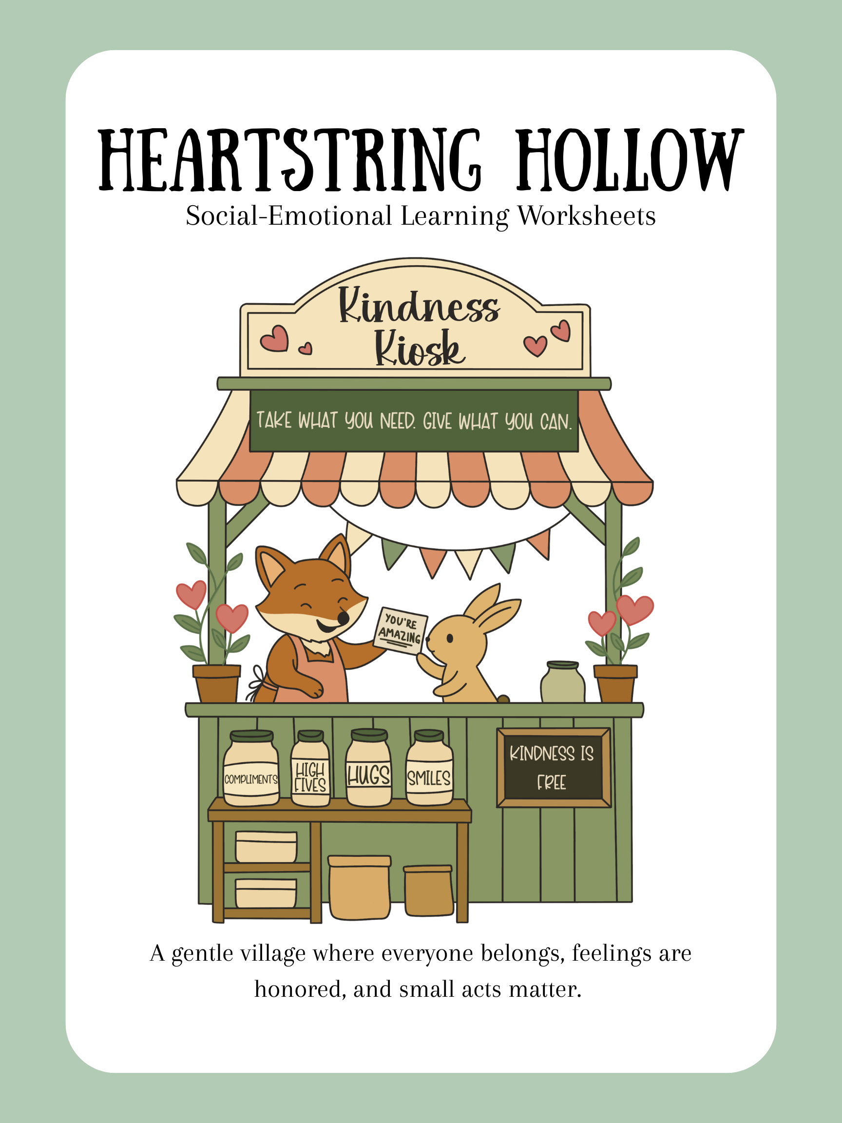 Heartstring Hollow Social Emotional Activity Pack