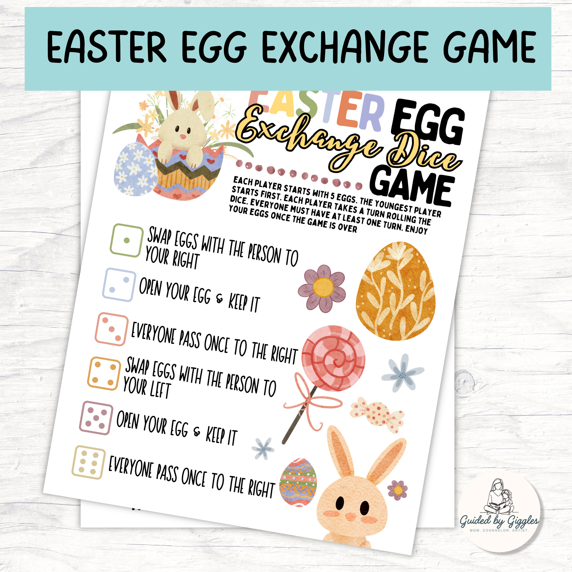 Easter Egg Exchange Game