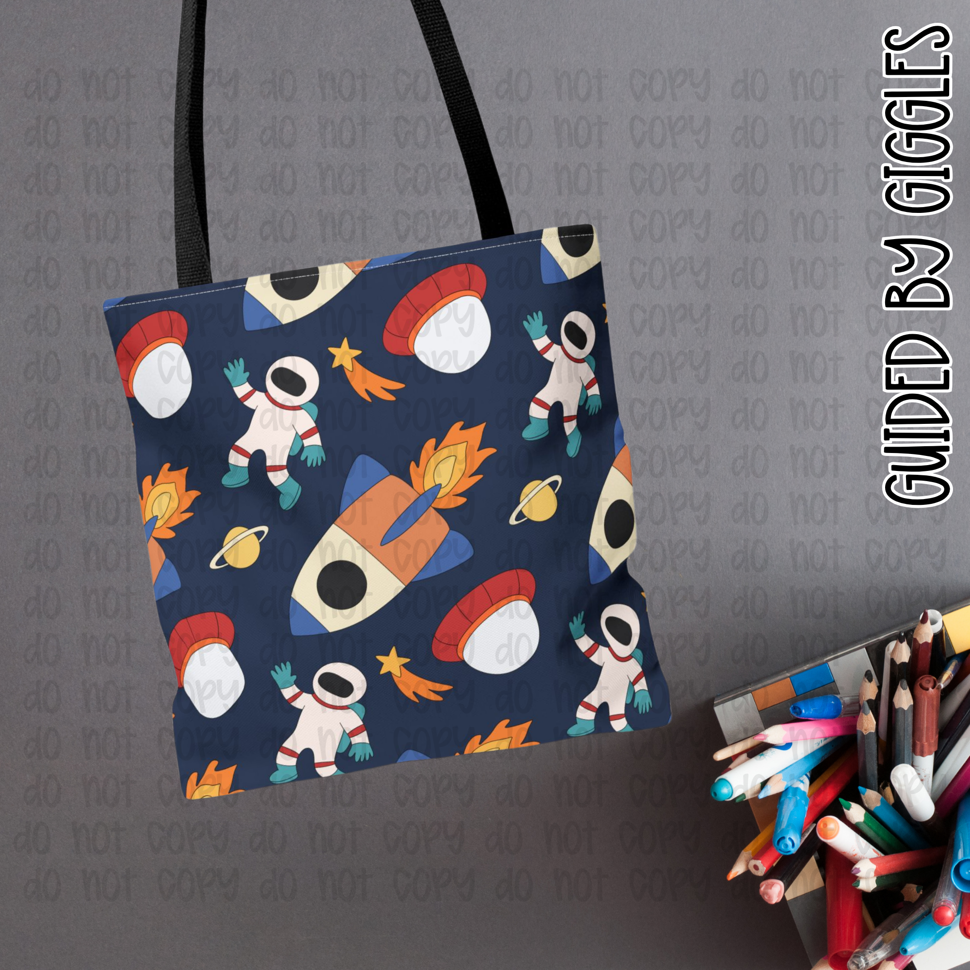 Outer Space Tote Bag #1 (16x16)