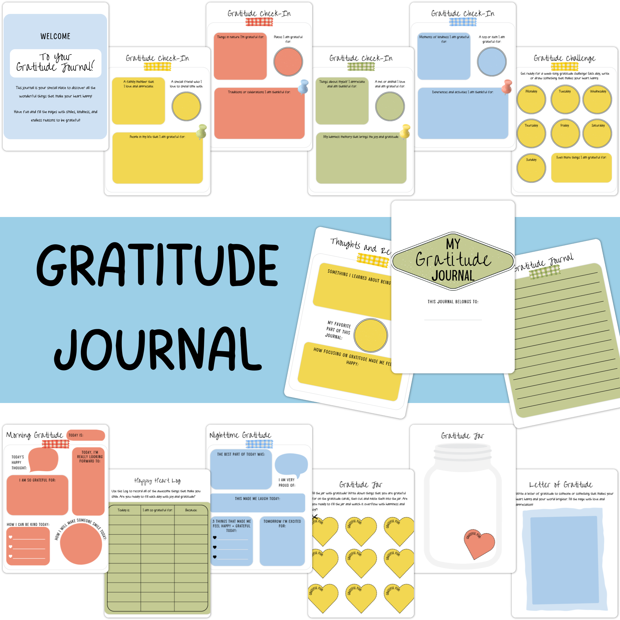 Gratitude Journal for Kids and Teens