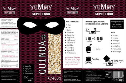 Packaging Quinoa
Yummy Super Food 