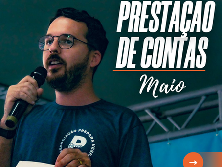 Prestação de contas MAIO/2023