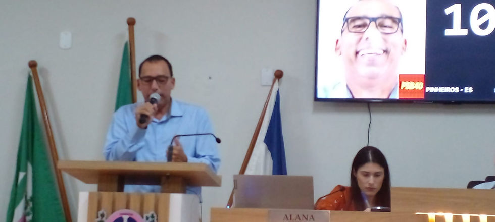 Cleomar da Vila Fernandes é presidente da Câmara de Pinheiros