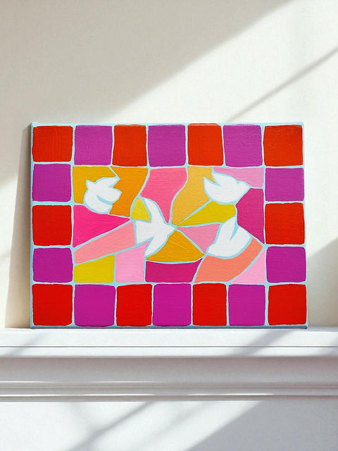 Peinture originale sur toile, art abstrait intuitif, acrylique SUKI