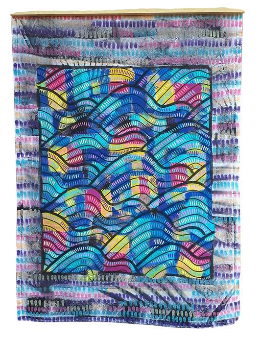 kakémonos art textile suki artiste peintre contemporain