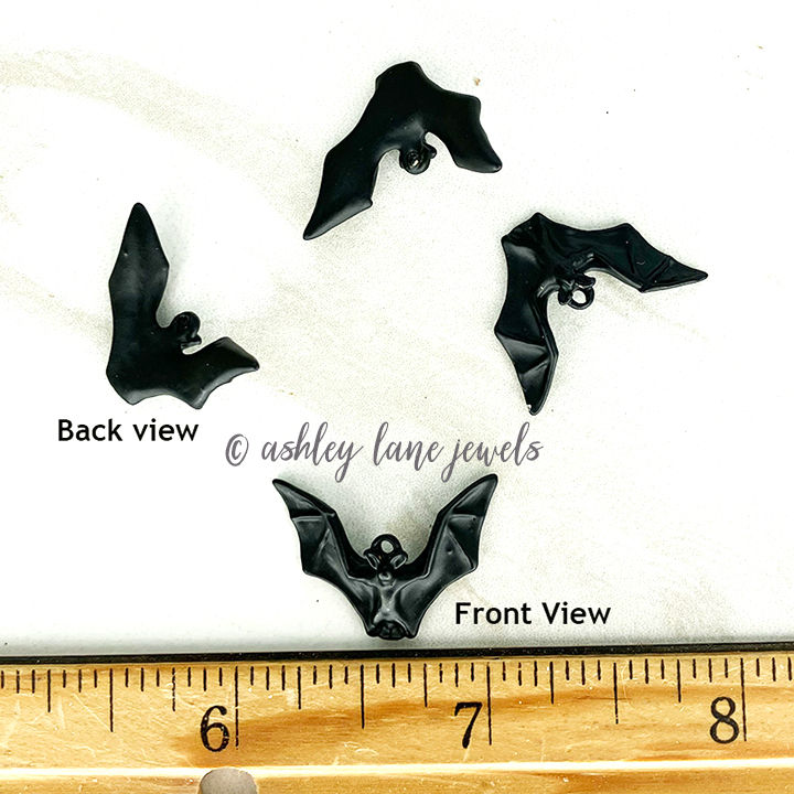 Thumbnail: A LITTLE BATTY Black Bat Necklace