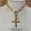 Thumbnail: CHUNKY Petal Cross  Necklace