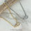 Thumbnail: CLAWZ Gold Pave or Silver Pave Lobster Clasp Necklace