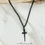 Thumbnail: BLACK ENAMEL DAGGER Necklace