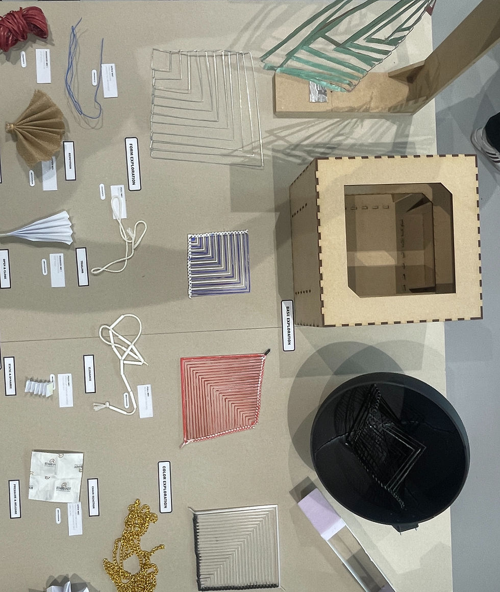 Interactive Materiality Exhibition