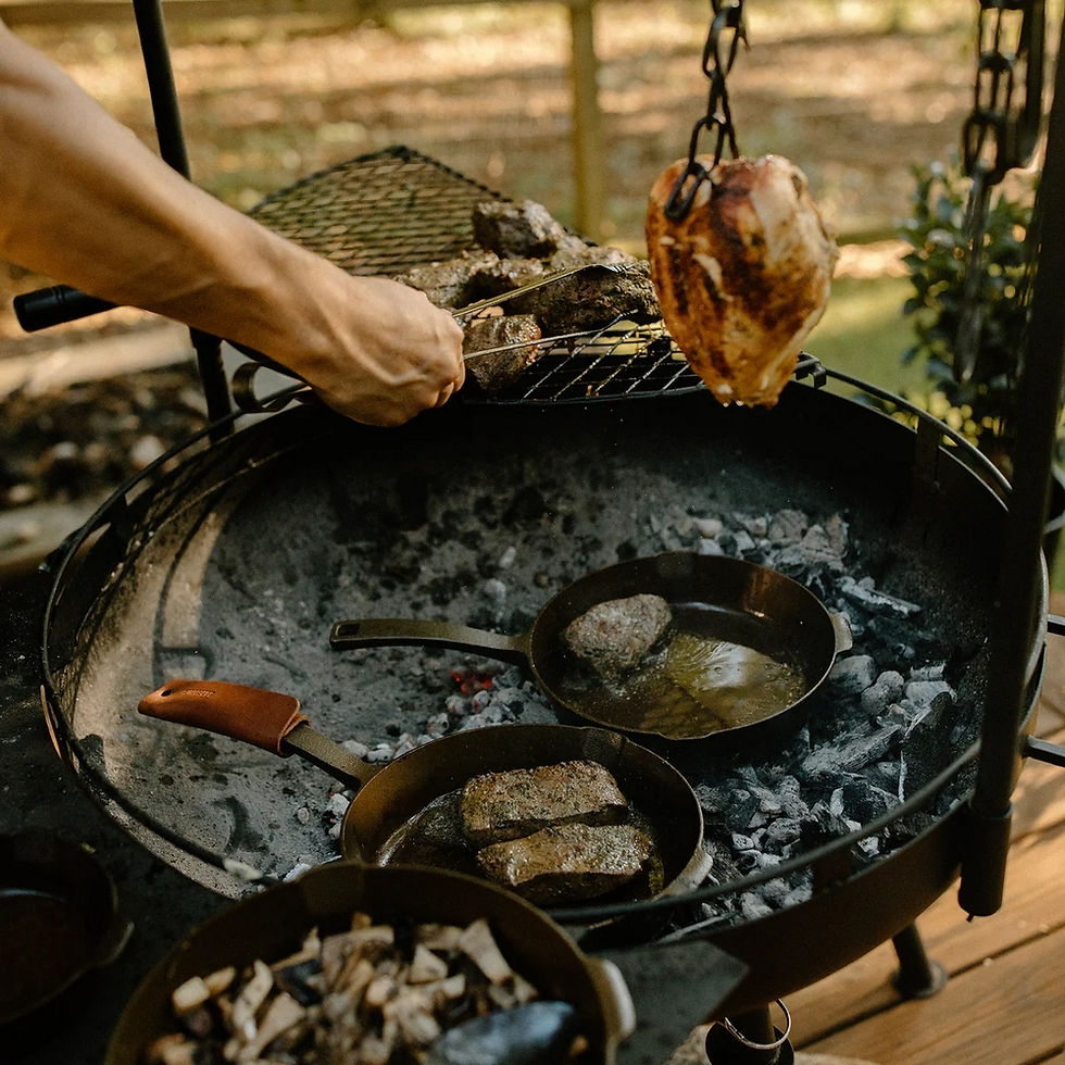 Thumbnail: Cowboy Fire Pit Grill kerfi  - 30"