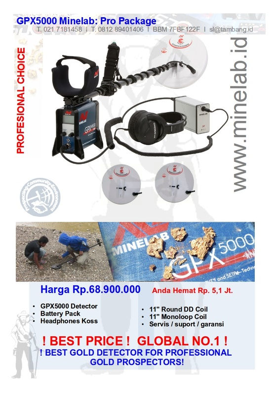 Detektor Emas GPX5000 Minelab