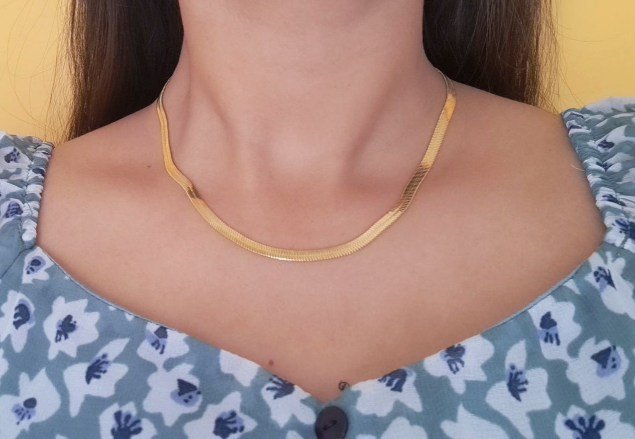 Gold plated Snake Chain Necklace