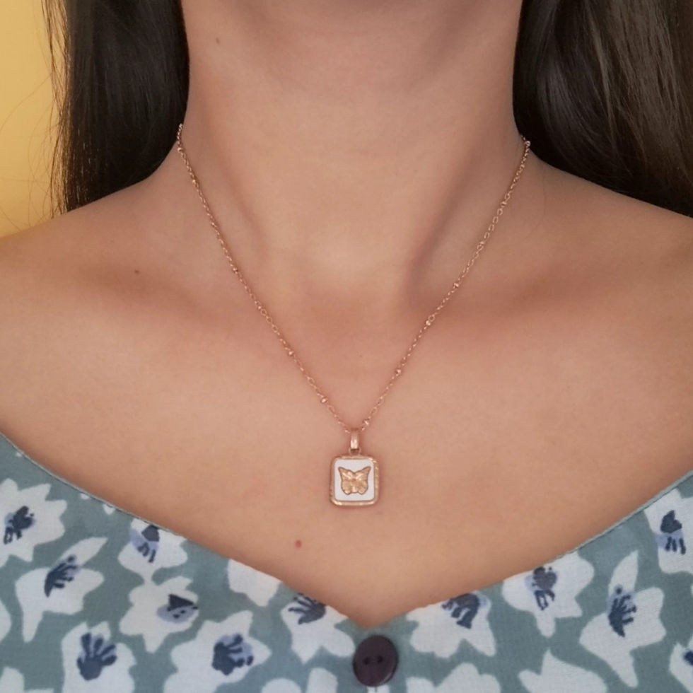 Thumbnail: Vintage Butterfly necklace
