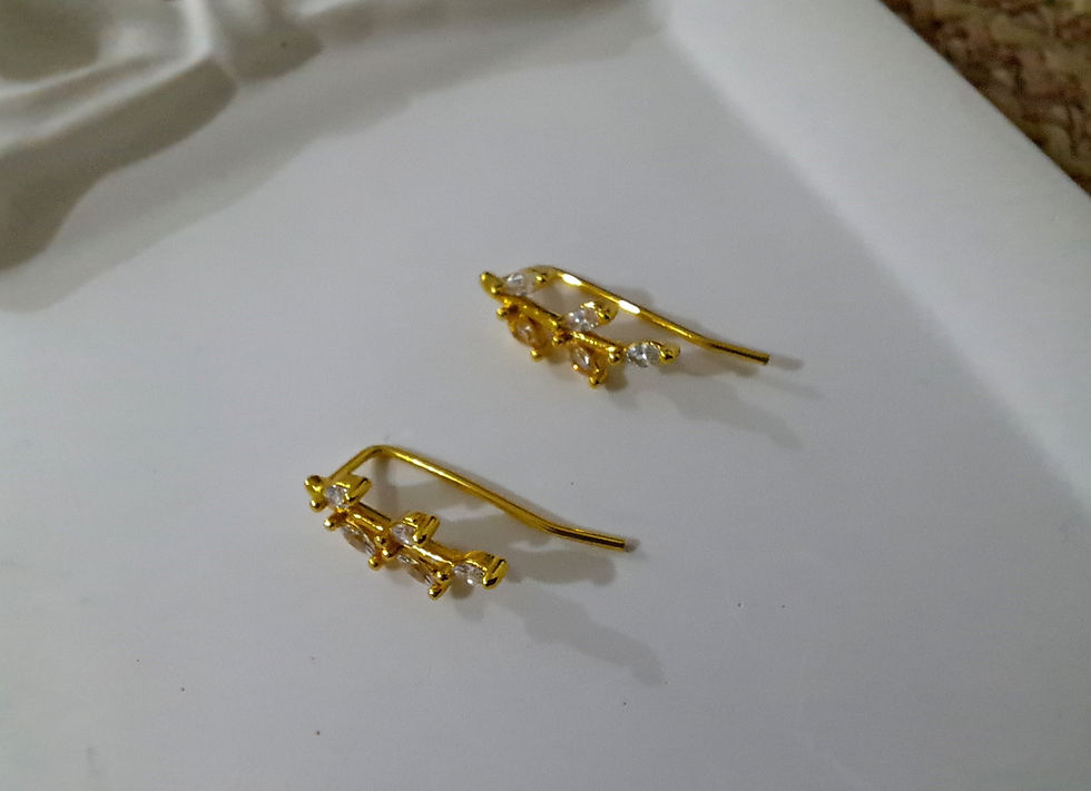 Thumbnail: Elegant Leaf Ear Cuffs