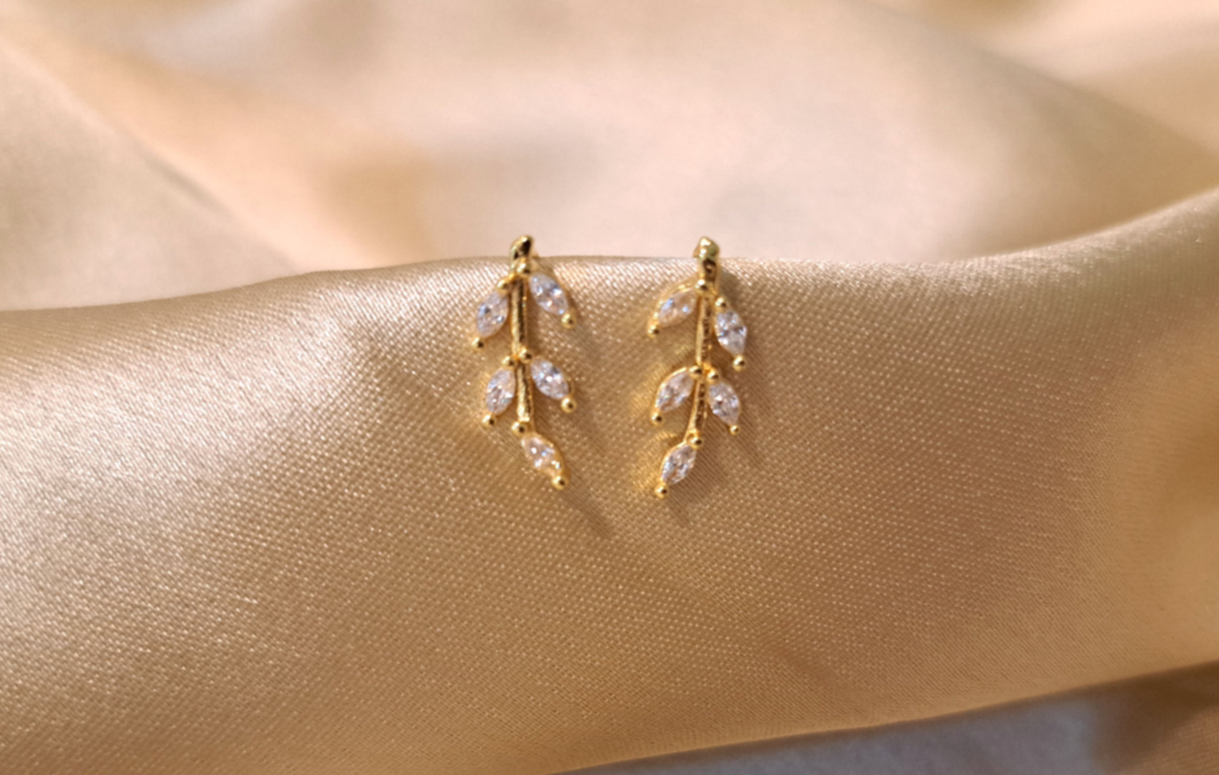 Elegant Leaf Ear Cuffs