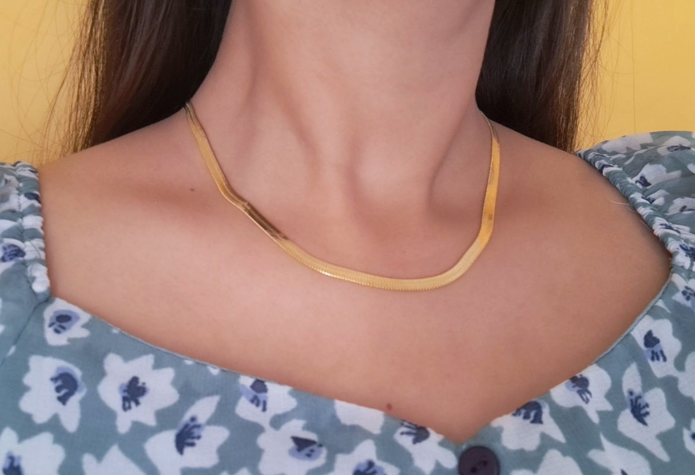 Gold plated Snake Chain Necklace