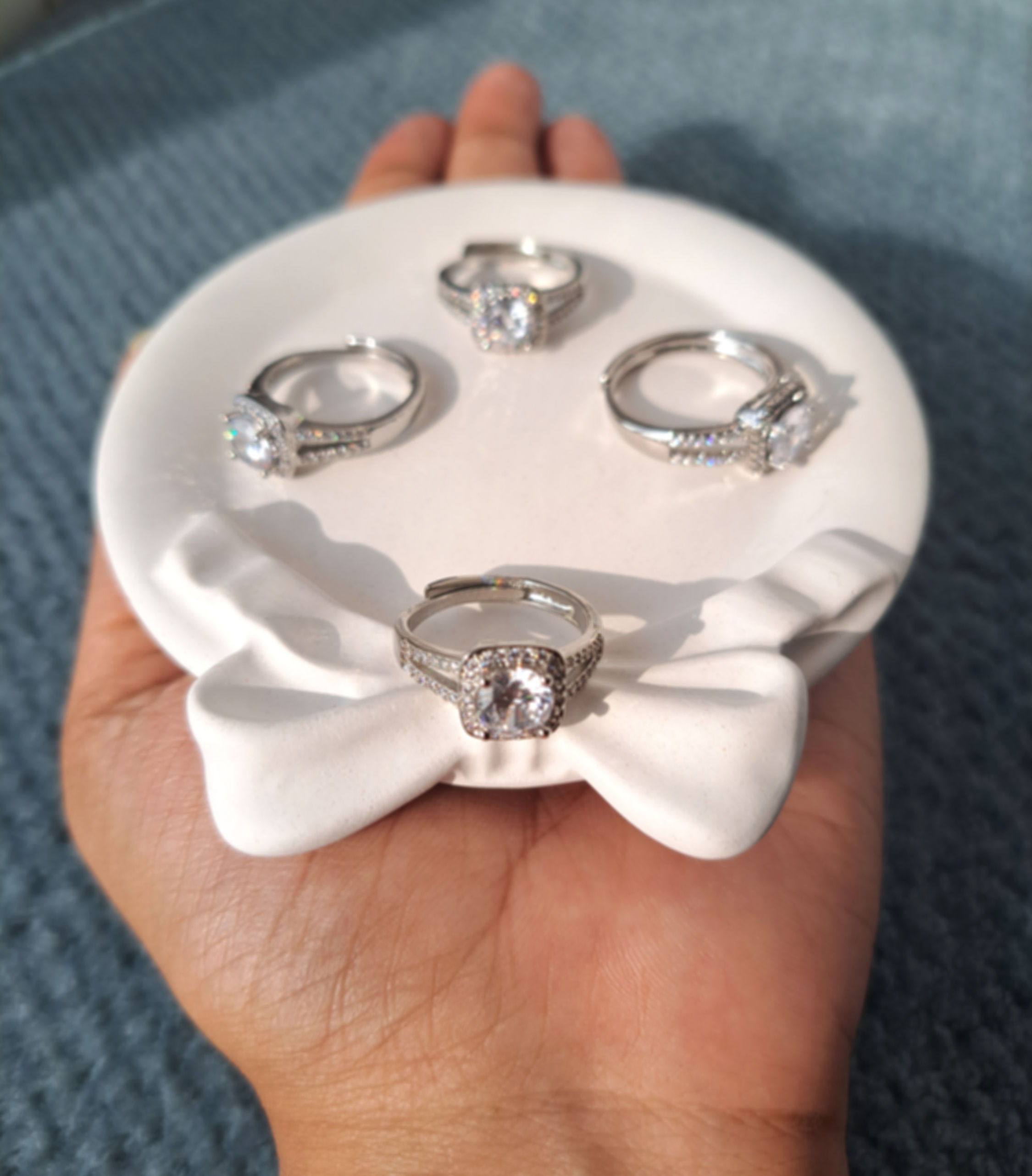 Cushion-Cut Halo Ring