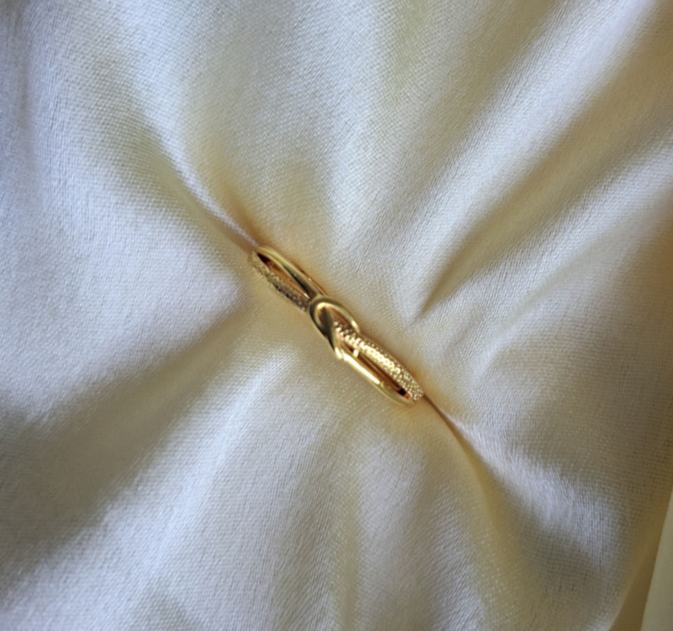Thumbnail: Dainty Love Knot Ring