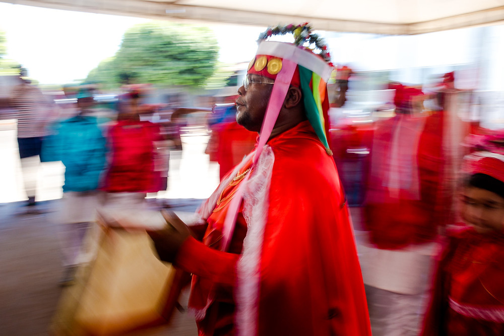 O Rei do Congo Toti. Foto: Luzo Reis