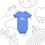 Miniaturbild: Baby Body Kurzärmlig 