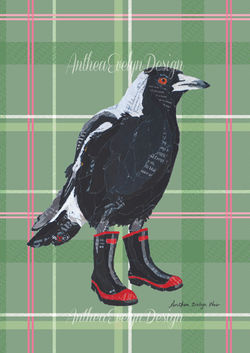 PRINT Quirky Magpie