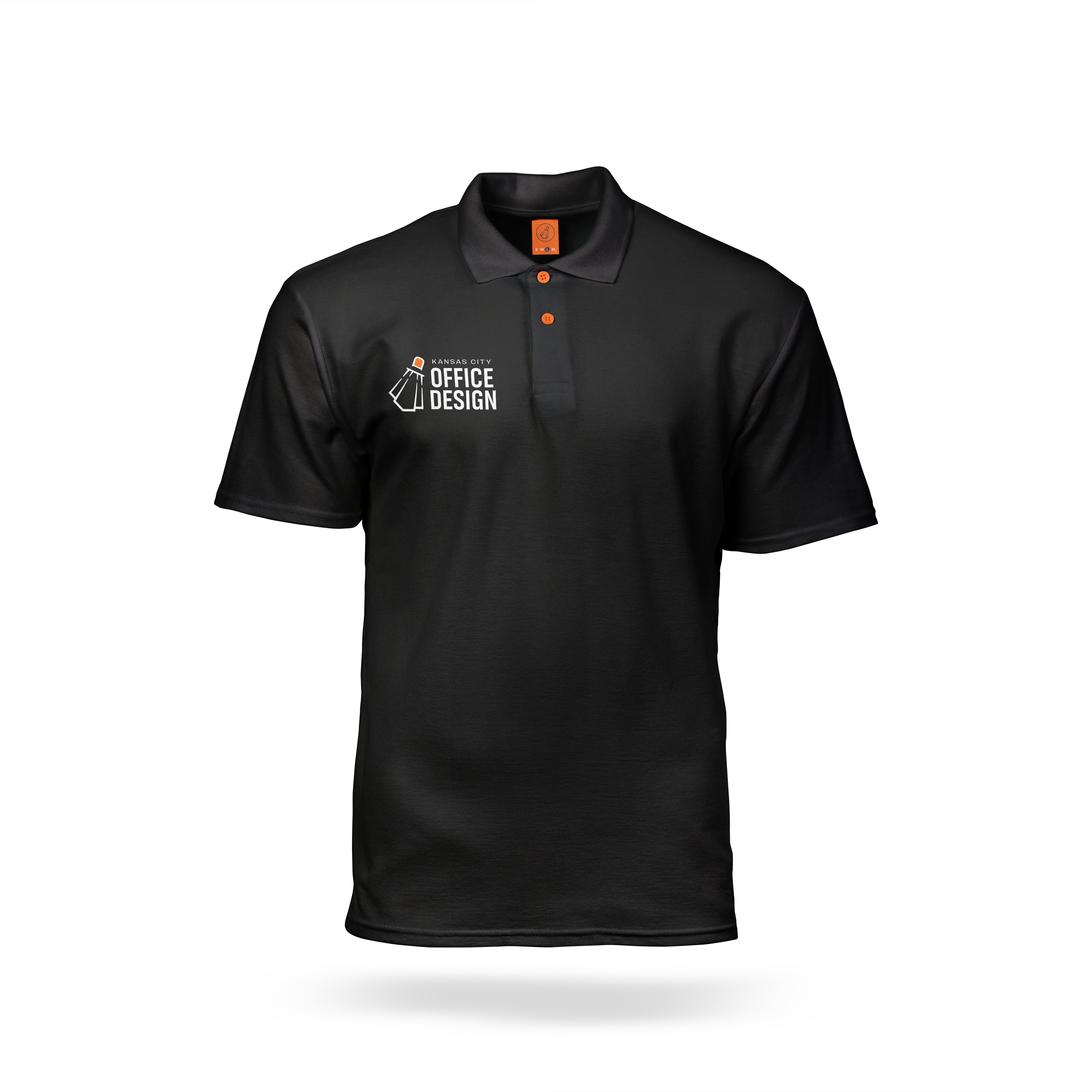 KCOD Black Polo.webp