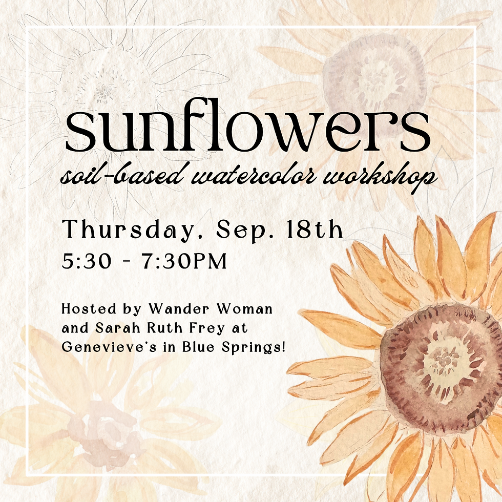 Brushes & Blooms w/ Wander Woman
