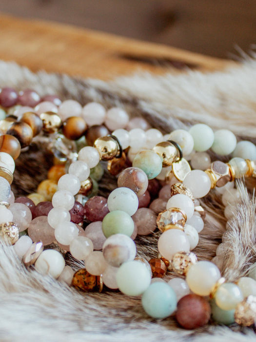 Whiskey and Bone The Old Mango Bracelet Stacker Set, Product Photography by Sarah Ruth Frey Creative Studio