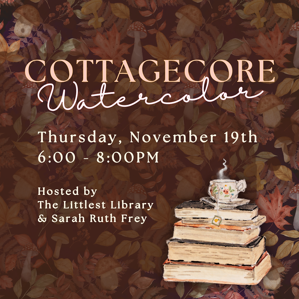 Cottagecore Watercolor Workshop