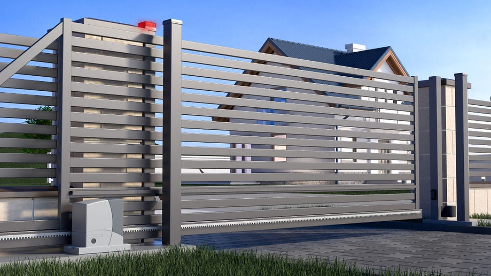 Automatic contemporary metal gate