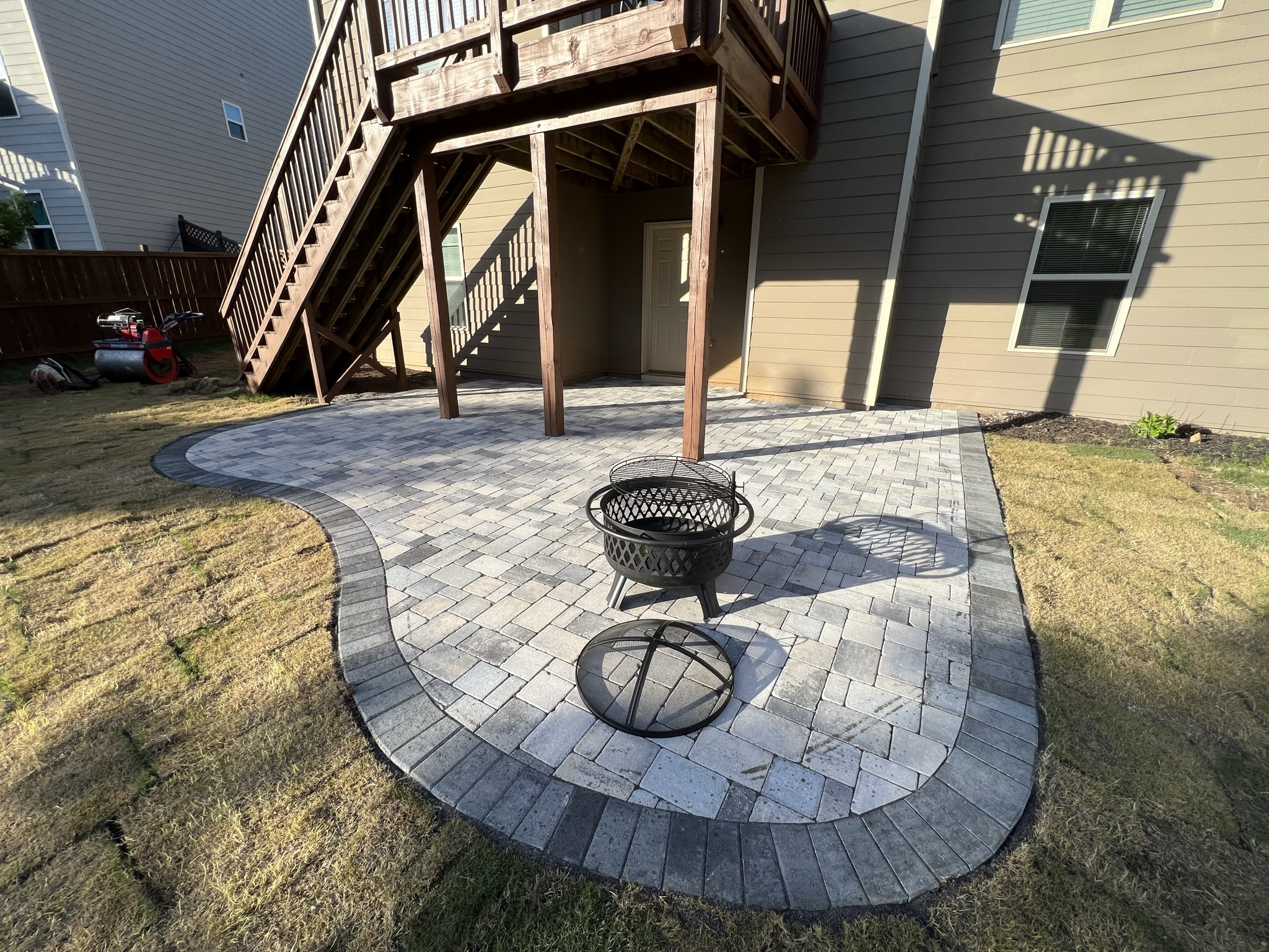 Paver walkway by Dixon Landscape Services