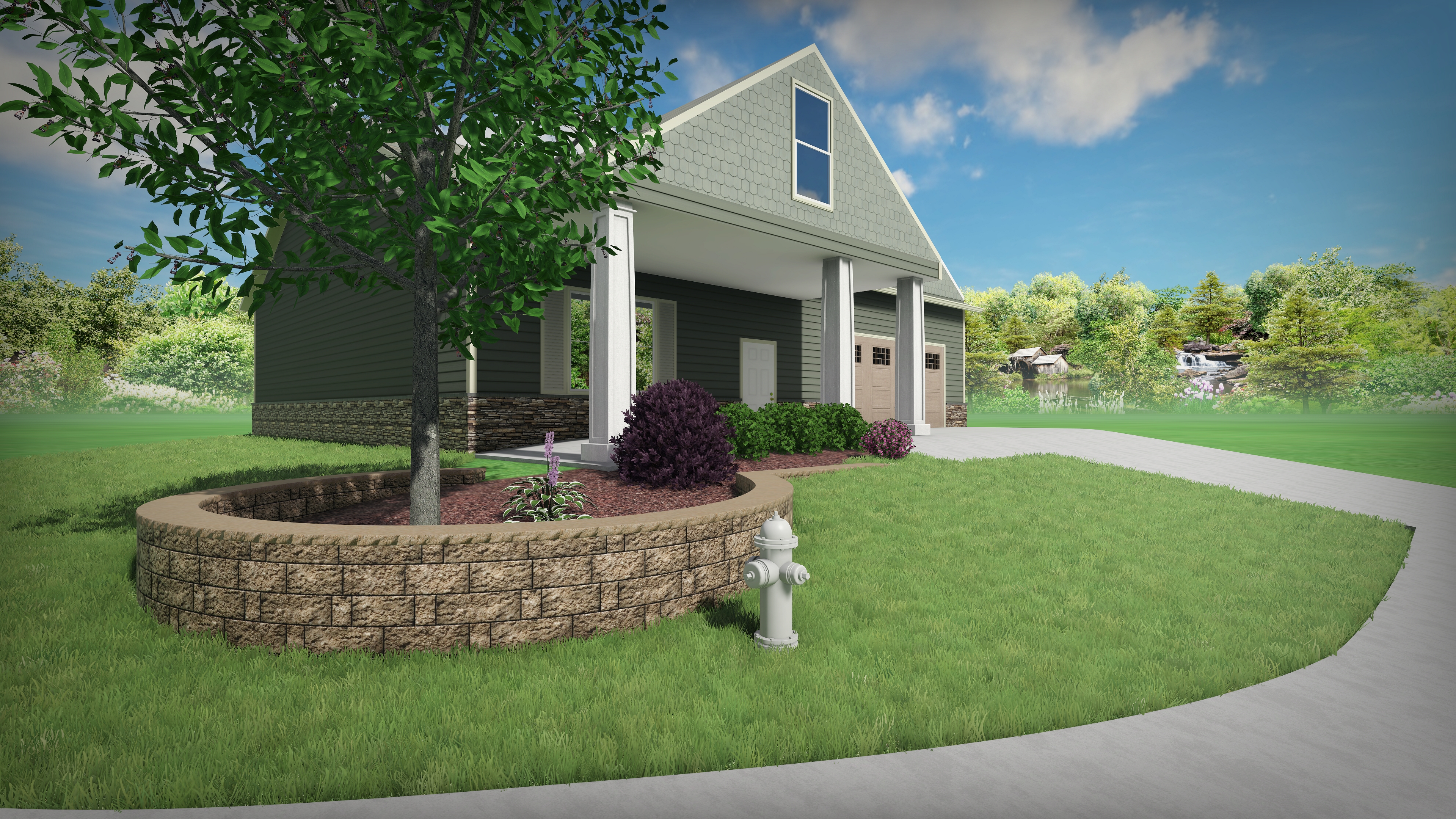 Mt. Moriah landscape design and installation project