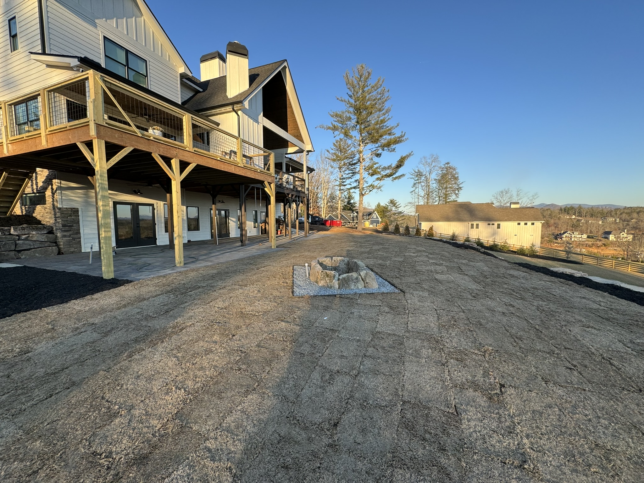 Landscape design and planting project
