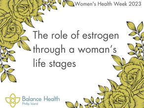 The role of estrogen though a woman's life stages