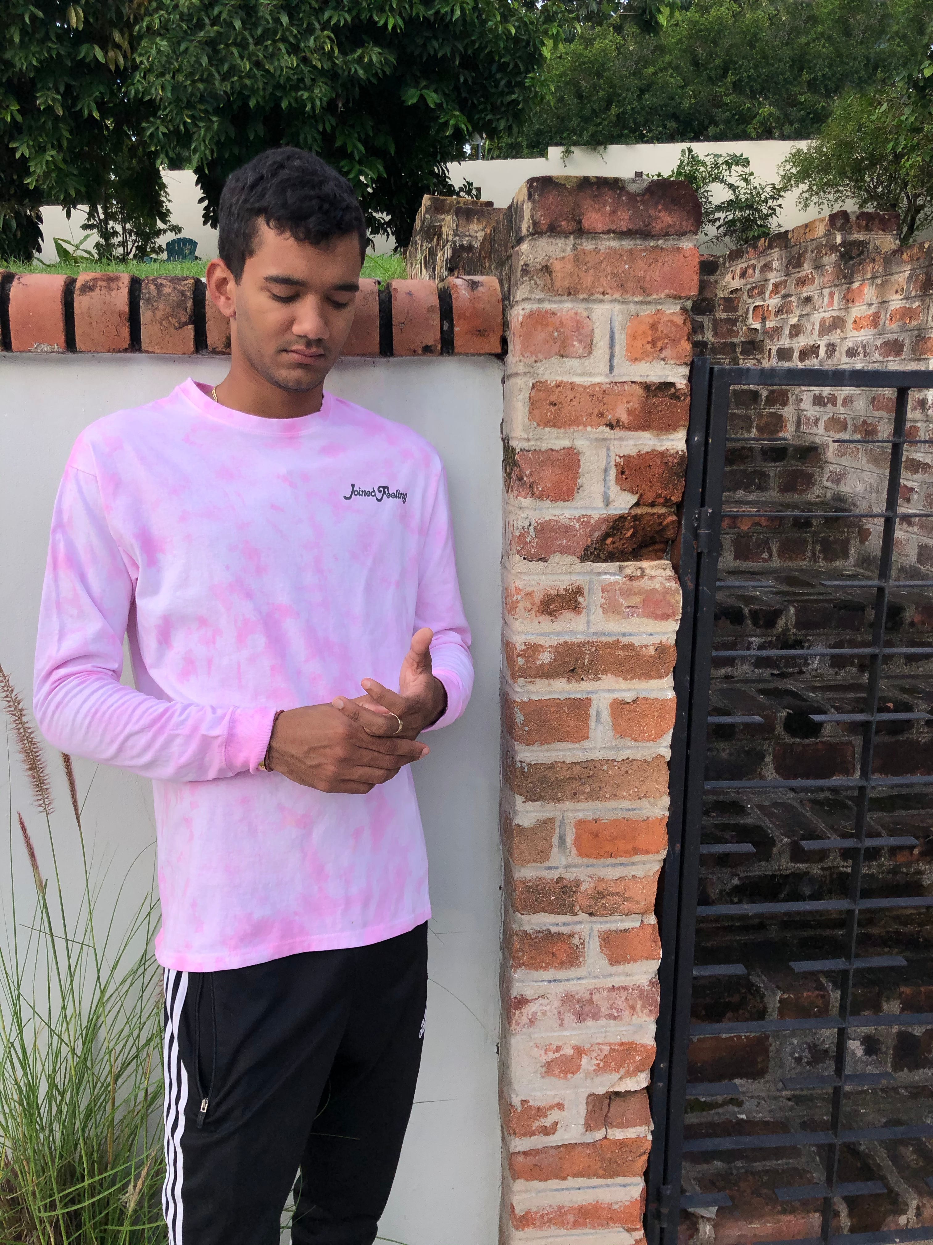Pink Long Sleeve Unisex Tee