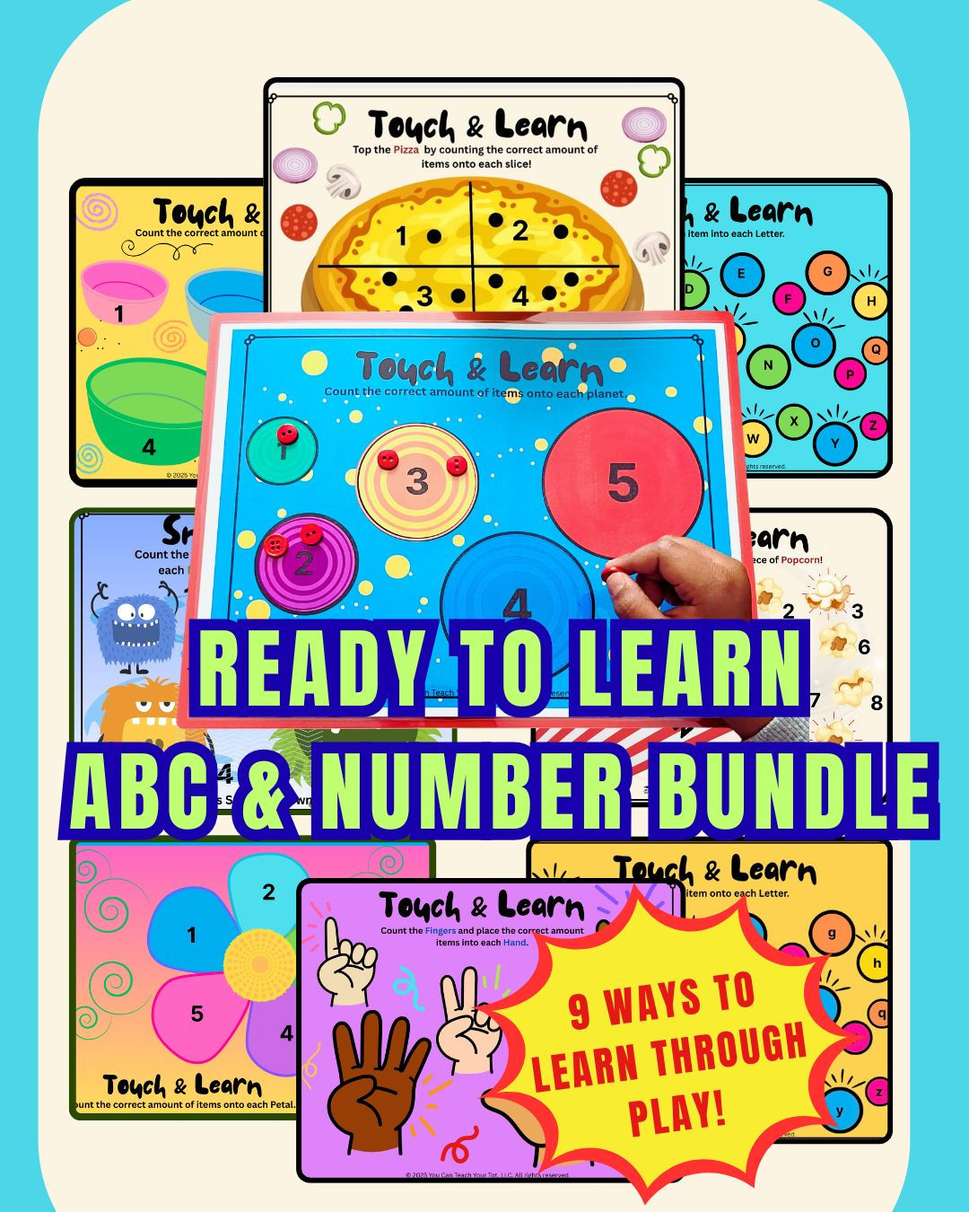 9-Mat Math & Alphabet Learning Pack