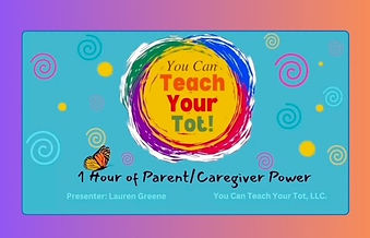 early learning webinar for preschoolers and toddlers