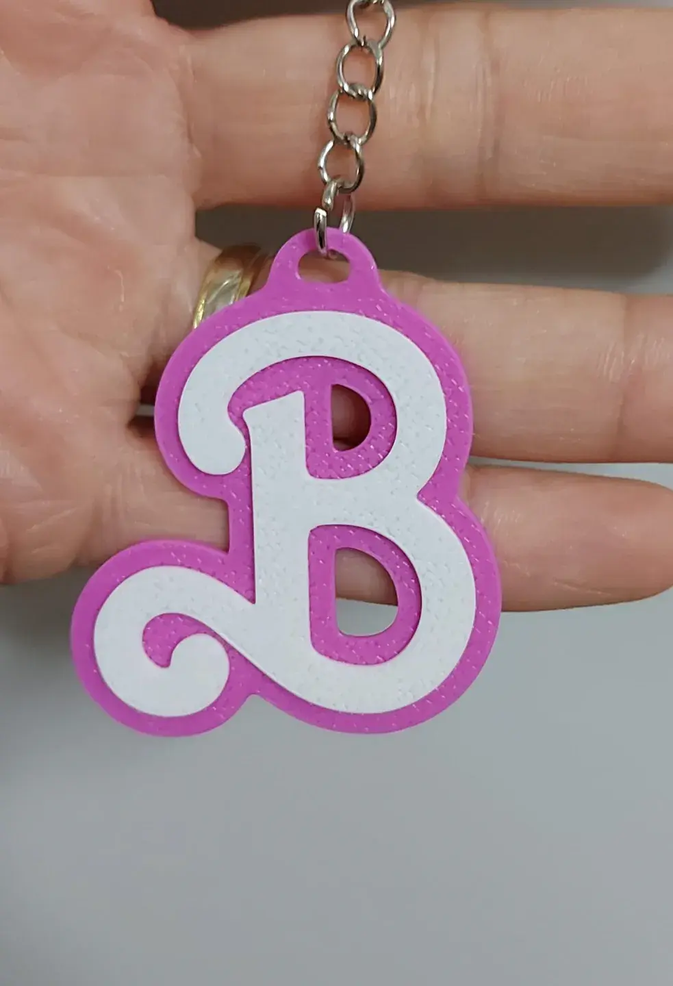 Llavero Barbie Letra B