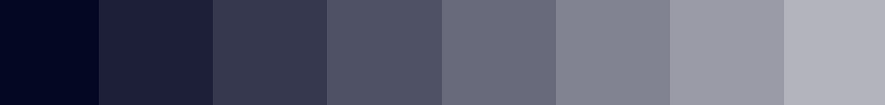 Dark to light grey colour palette for shutters