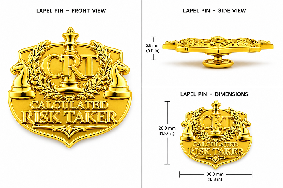 Thumbnail: CRT "Signature Crest" Gold Edition Lapel Pin