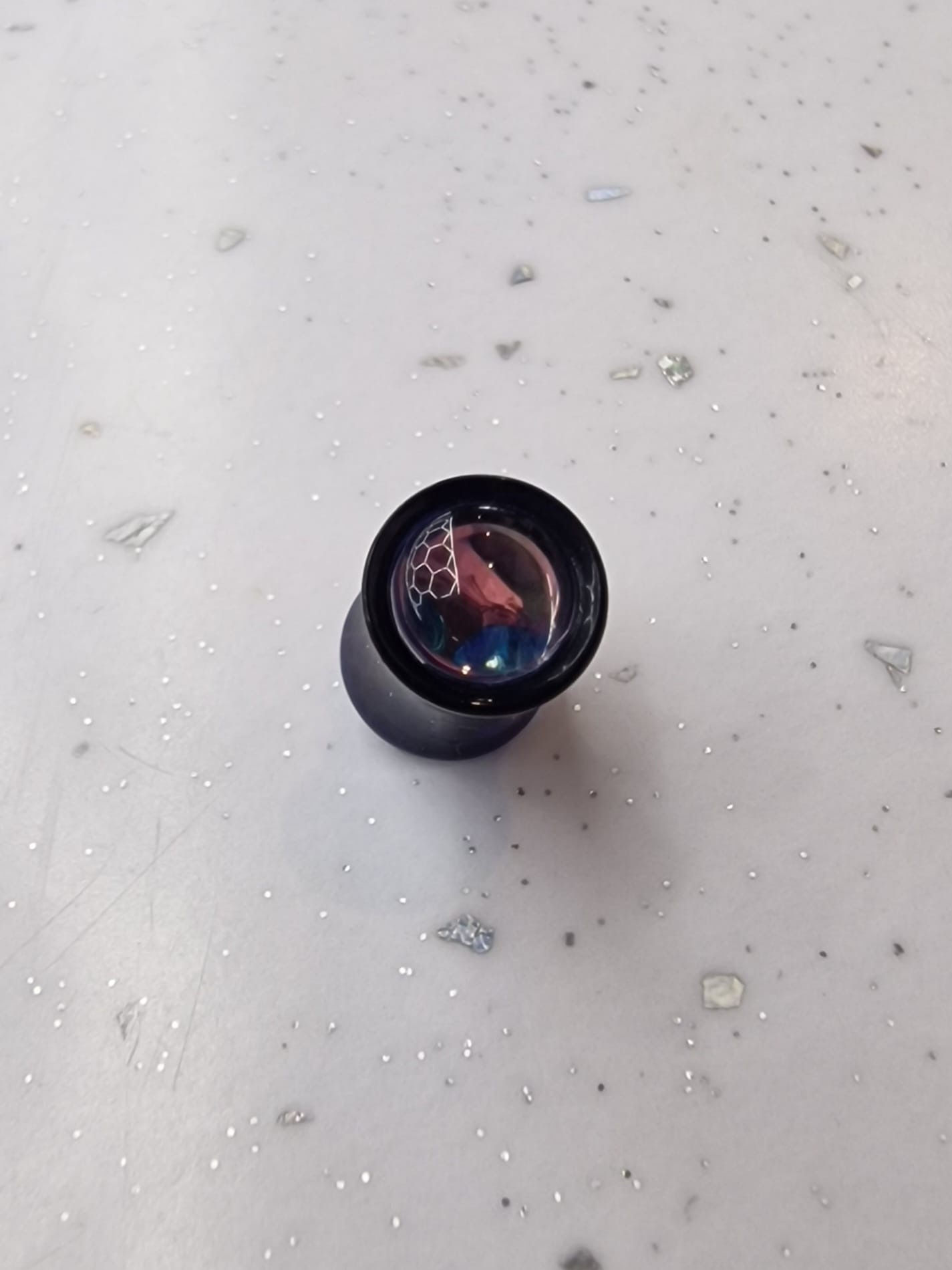 honeycomb glass ear