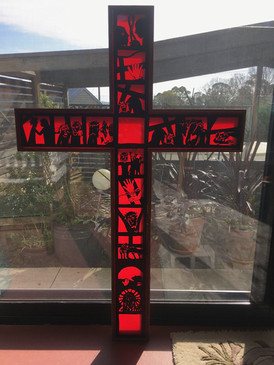 Stations of the Cross - (Relief against