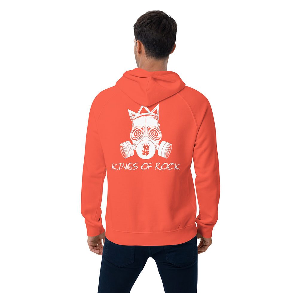 Thumbnail: Unisex eco raglan hoodie - KOR SWIRLS