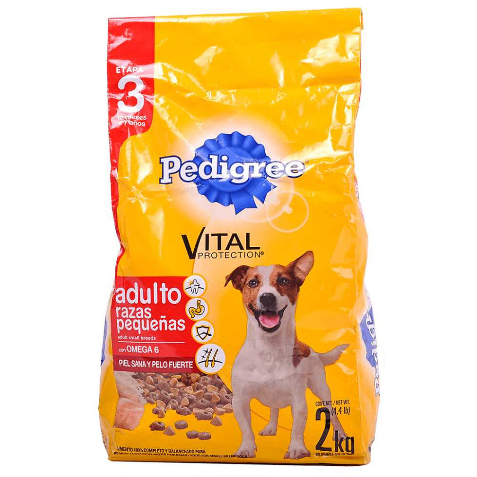 Pedigree Seco Raza Pequena 20 k