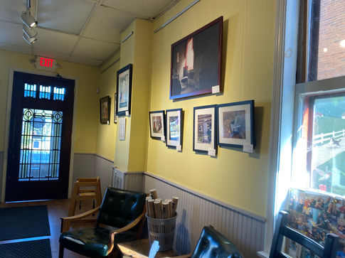 Looking toward the front door of the Yellowbird Cafe.